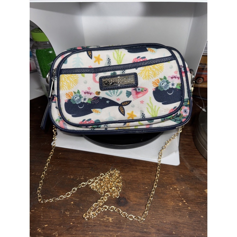 Lily Bloom "Ocean Turtles" Christina Crossbody Bag Purse NWT